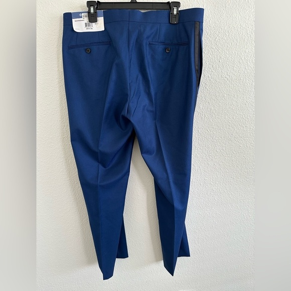 Ryan Seacrest Slim-Fit Stretch Cobalt Blue Tuxedo Set Size 44S, Pants 36Wx30L - Picture 14 of 16